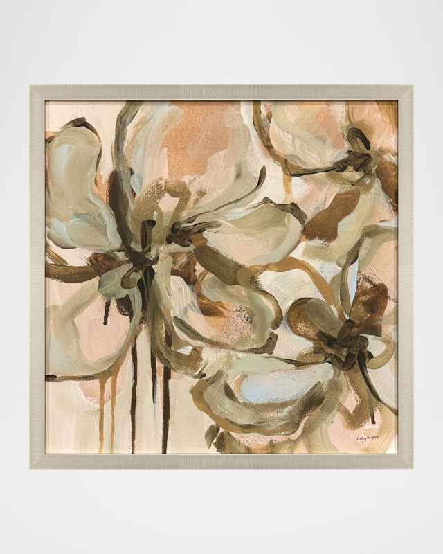 "Petal Play I" Framed Giclee by Haley Knighten